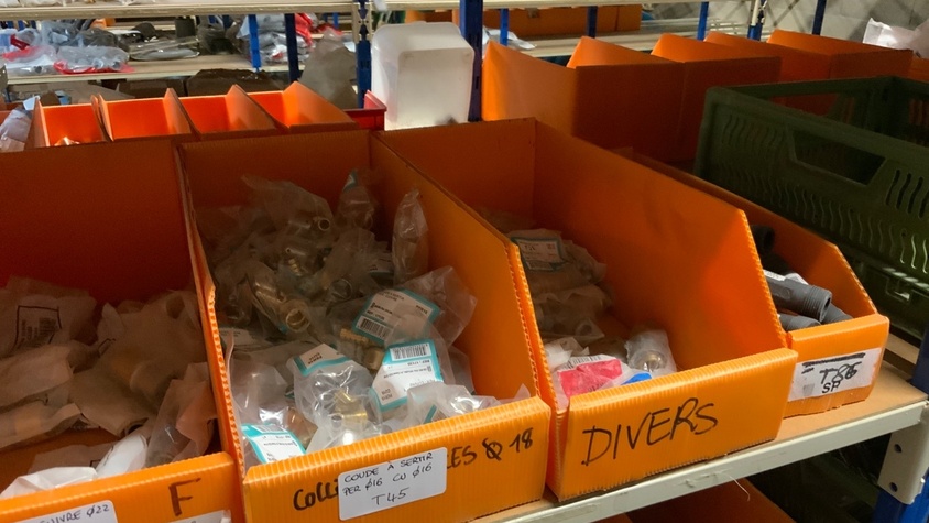 Lot de raccords à sertir diamètre 20/16
